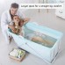 Bathtubs Freestanding Folding tub Adult Bathing tub Household Children's Body Bath tub Plastic Bidet Thickening Bath tub (Color : Blue  Size : 1245957cm) - B07H7JRBR7